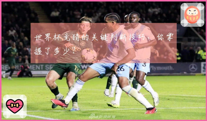 世界杯竞猜的关键判断技巧，你掌握了多少？