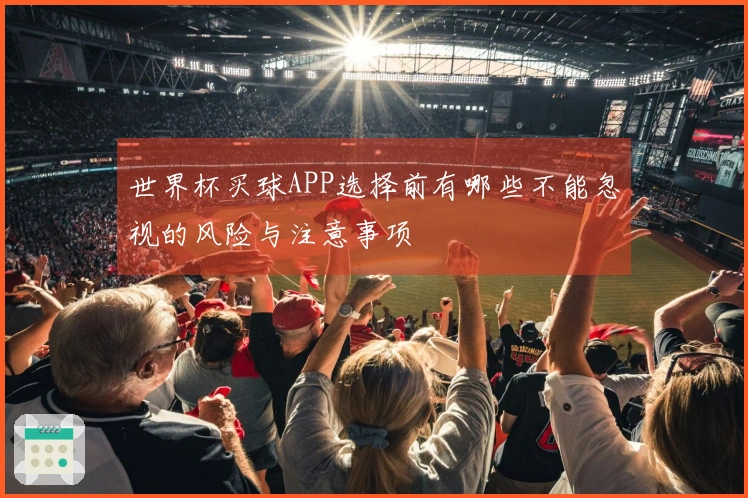 世界杯买球APP选择前有哪些不能忽视的风险与注意事项