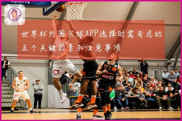 世界杯外围买球APP选择时需考虑的五个关键因素和注意事项