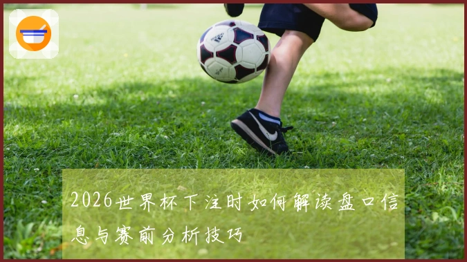 2026世界杯下注时如何解读盘口信息与赛前分析技巧