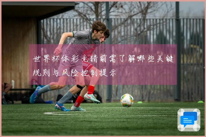 世界杯体彩竞猜前需了解哪些关键规则与风险控制提示